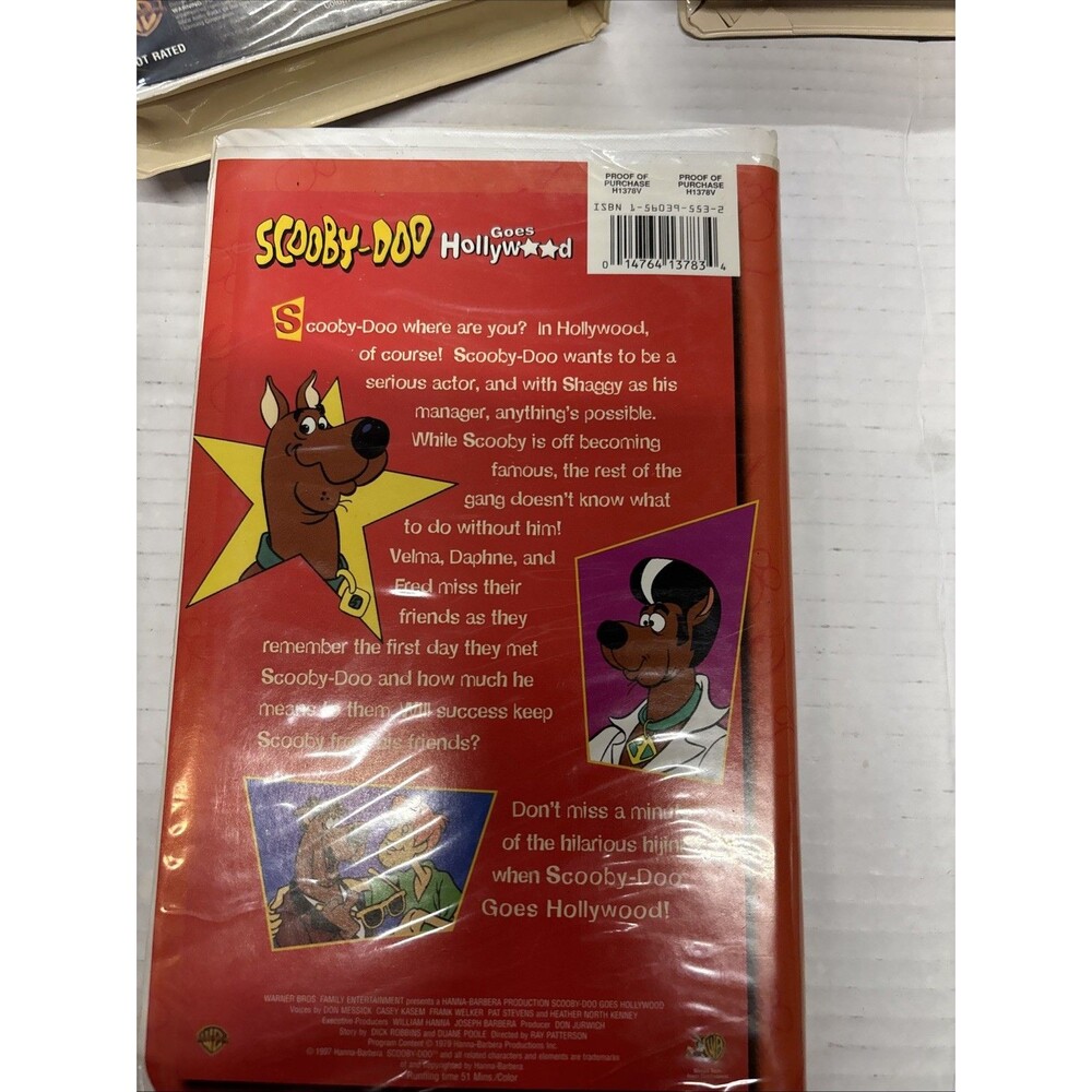 Scooby-Doo VHS Lot of 5 Warner Brothers & Cartoon Network Classic Vintage - Picture 7 of 16